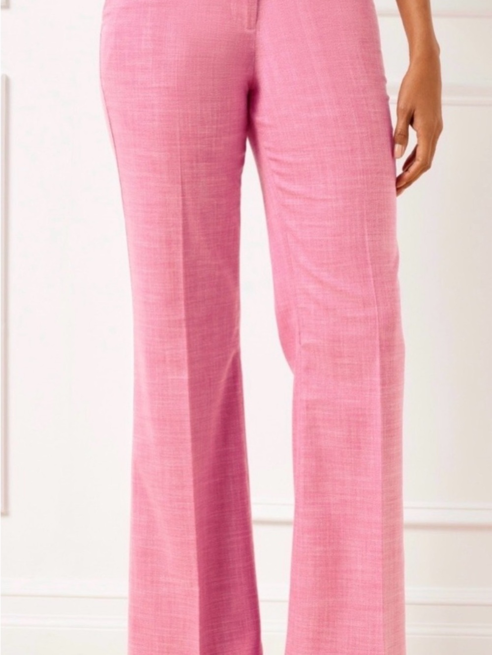 Talbots Pink Wide-Leg Trousers